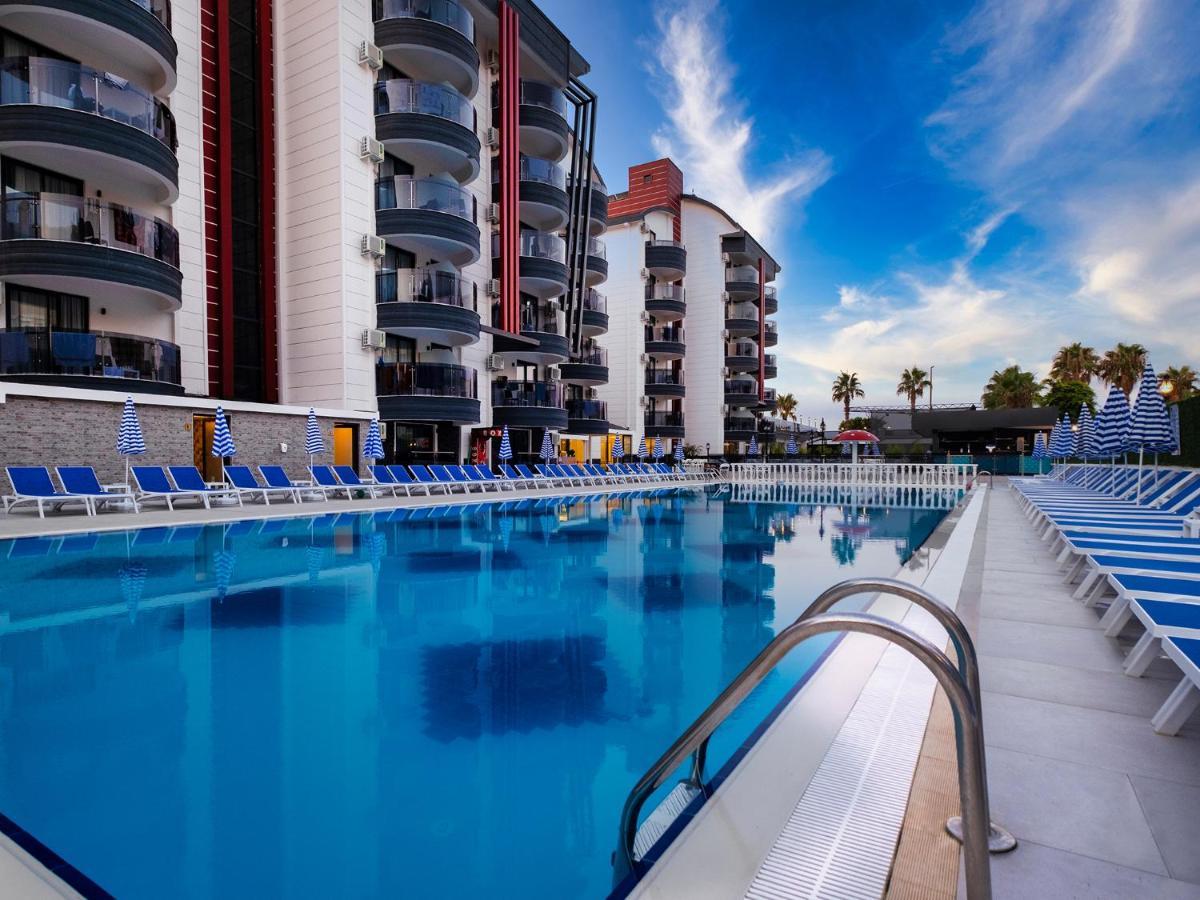 Grand Uysal Beach & Spa Hotel Alanya Bagian luar foto