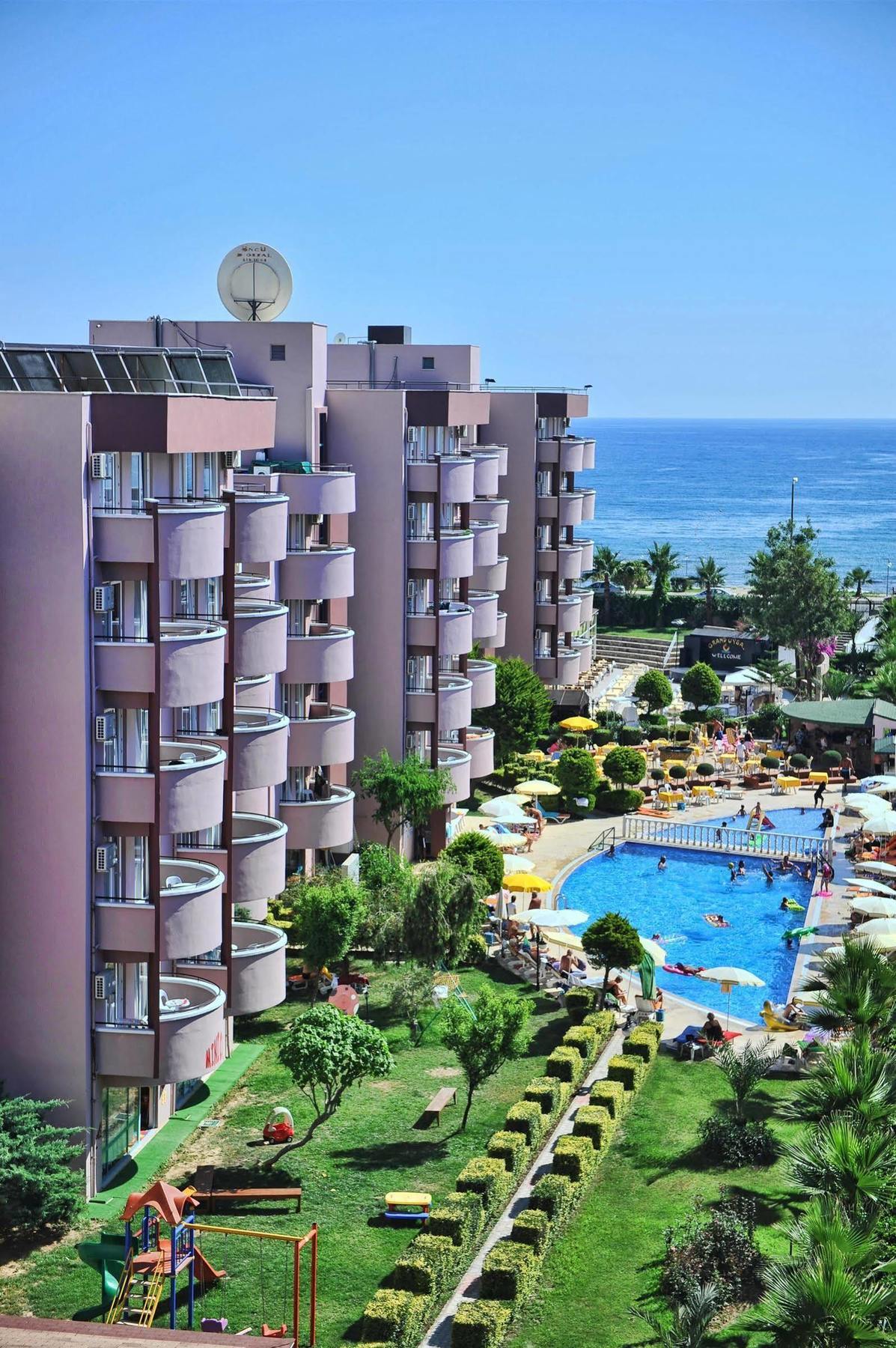 Grand Uysal Beach & Spa Hotel Alanya Bagian luar foto